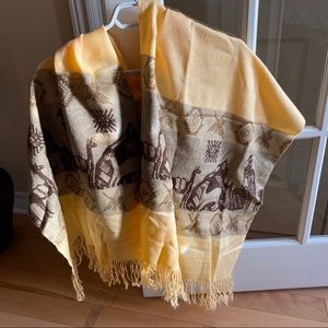 Beautiful hand-made shawl
